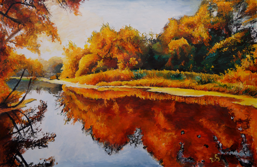 Autre rivière sylvestre automne