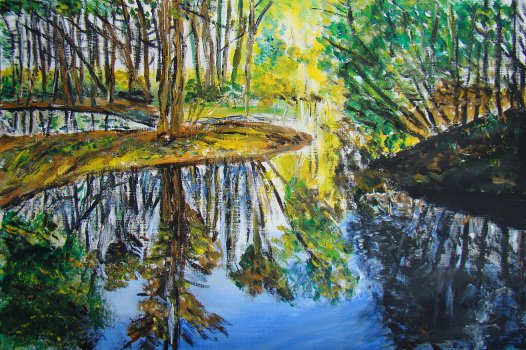 Lac sous-bois