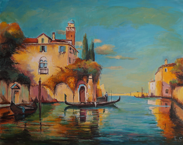 Gondole automne Venise