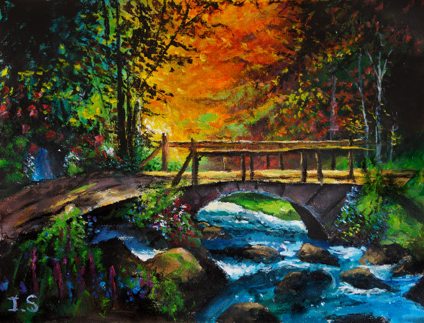 Pont sylvestre automne