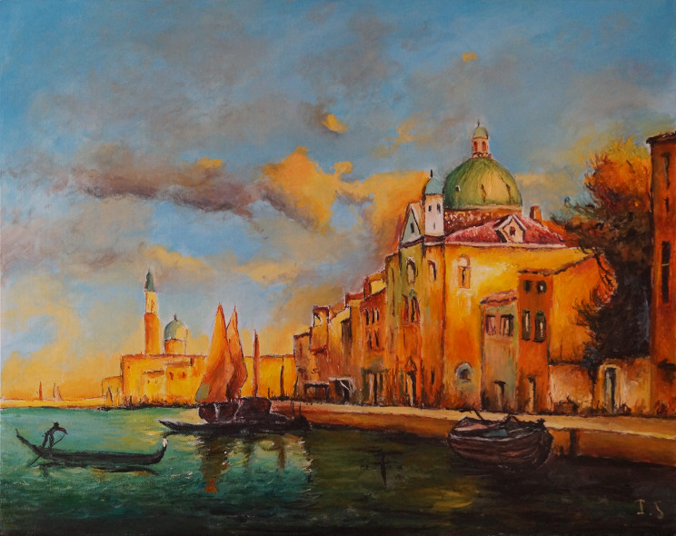 Soir canal Venise