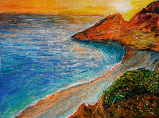 Coucher crique Lefkada
