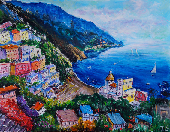 Vue plongeante Positano