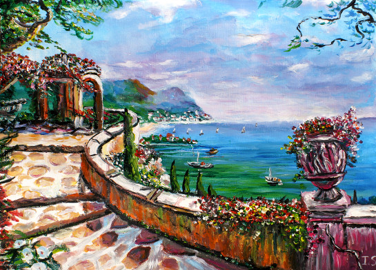 Balcon baie été