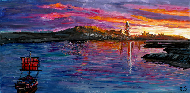 Jonque port levant