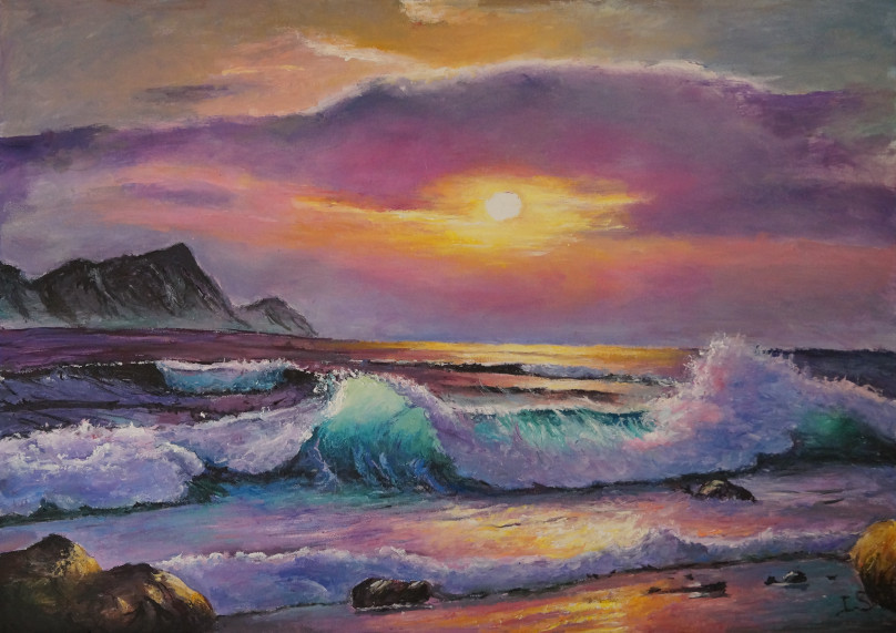 Autre coucher soleil porte hobbit 