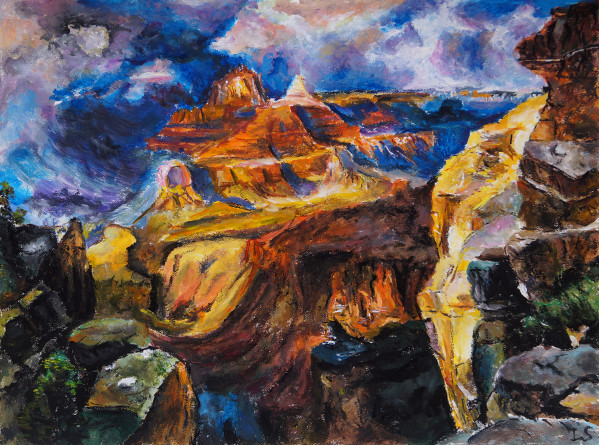 Coucher soleil canyons USA