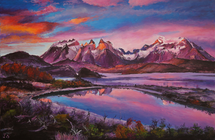 Nouveau coucher soleil Cerro Paine Grande