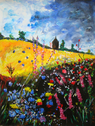 Chapelle fleurs Ledent