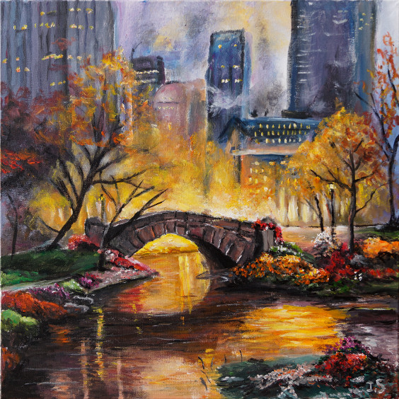 Pont Central Park automne