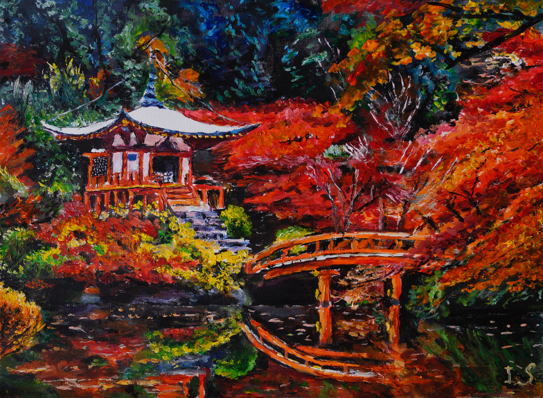 Temple bouddhiste été